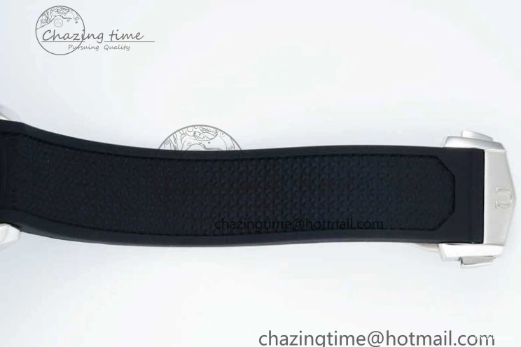 0304 ZipUp Speedmaster Racing Master SS HKF Best Edition Gray Black Dial on Black Rubber Strap A 7811